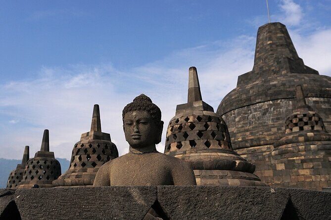 Borobudur and Prambanan Temples Shared Guided Tour With Transfer - Stop 1: Borobudur Temple and the Ticket Choice That Changes Everything