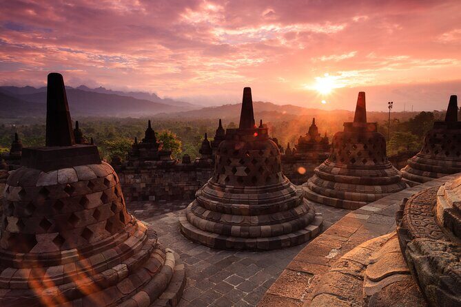 Yogyakarta: Borobudur Sunset Shared Guided Tour - Key highlights at a glance